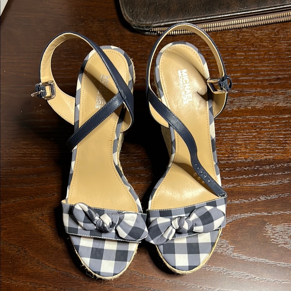 Michael Kors Checkered Wedge